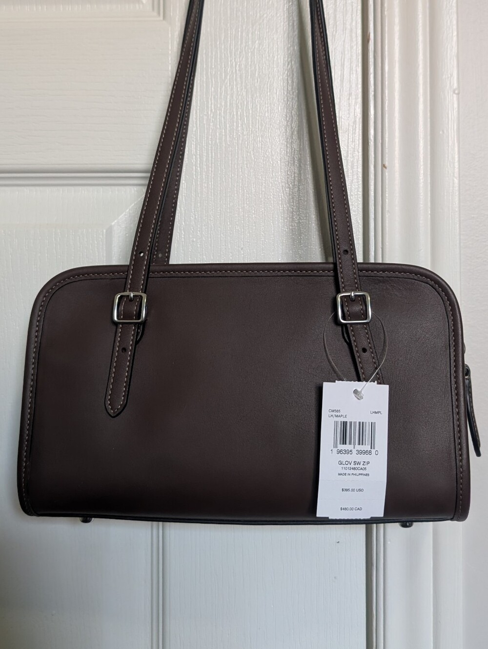 NWT Coach Swing Zip In Maple